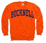 Bucknell Bison Orange Arch Crewneck Sweatshirt