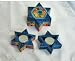 Star of David Wooden 'Jerusalem' Candlesticks for Shabbat by Yair Emanuel