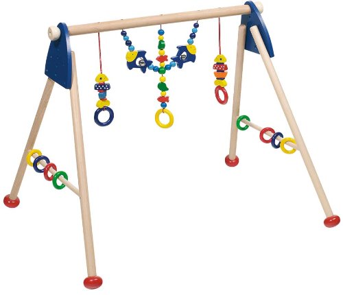 Wooden Non Toxic Baby Gym with Fishes By Heimess
