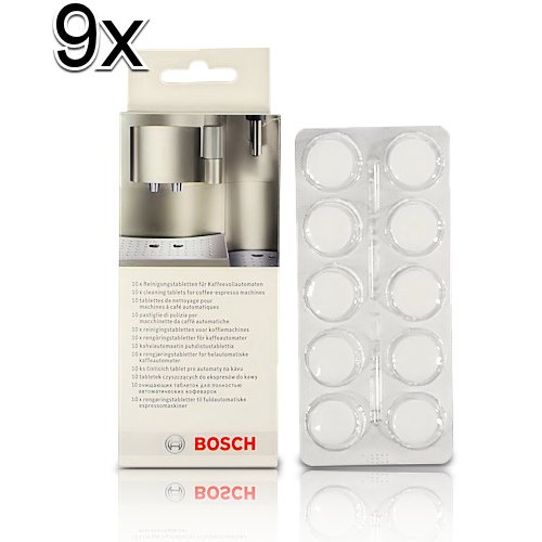 9x Bosch TCZ6001 Reinigungstabletten fr Kaffee Vollautomaten TCA 5, TCA
6...