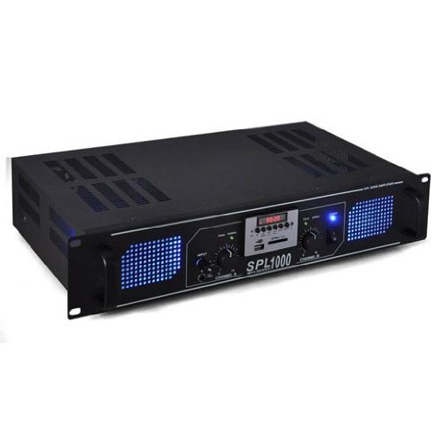 Skytec DJ-PA Hifi Verstärker SPL700 2000 Watt USB/SD Anschluss MP3