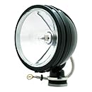 KC HiLiTES 1238 Daylighter Black 100w Single Spot Beam Light with Cover
