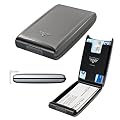 Tru Virtu Razor Kreditkarten-Etui Taupe Rock
