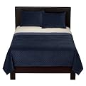 Home Velvet Quilt - Blue