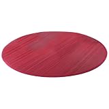 Villager Crimson Bamboo Rug 7' Round
