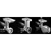 Kitchenaid - Fppc - Accessoires - Kit Passoire - Tranchoir - Râpe à Cylindres