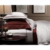 Pinzon 400-Thread-Count 100% Cotton Sateen Hotel Satin Stitch Full/Queen Duvet, Bordeaux