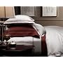 Pinzon 400-Thread-Count 100% Cotton Sateen Hotel Satin Stitch Full/Queen Duvet, Bordeaux