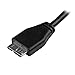 StarTech.com 2m 6ft Slim USB 3.0 A to Micro B Cable M/M - Mobile Charge Sync USB 3.0 Micro B Cable for Smartphones and Tablets (USB3AUB2MS)