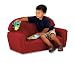 Brand New World Dura-Care Funky Overstuffed Infant / Toddler Sofa in Red