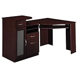 Bush Furniture Vantage Corner Desk, Harvest Cherry