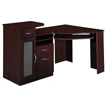 Bush Furniture Vantage Corner Desk, Harvest Cherry