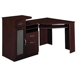 Bush Furniture Vantage Corner Desk, Harvest Cherry