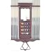 10 Billiard Cue Stick Pool Ball Wall Rack Made of Wood Mahogany Finish