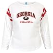 Womens Bulldogs T-Shirt - Womens Georgia Bulldogs Winning Feeling 3/4 Sleeve T-Shirt
