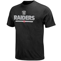 NFL Oakland Raiders Critical Victory VI Short Sleeve T-Shirt, Black, Small