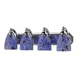 Lacrima Classico 4 Light Bathroom Vanity Lighting Fixture Polished Chrome Blue Glass B4134 41tNRwmjsxL. SL160 Lacrima Classico 4 Light Bathroom Vanity Lighting Fixture Polished Chrome Blue Glass B4134
