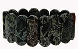 Long Cushion Bracelet - Spider Jasper