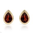 Earrings With 1.65ctw Genuine Garnets Crafted in 14K Yellow Gold Length 8mm Earrings With 1.65ctw Genuine Garnets Crafted in 14K Yellow Gold Length 8mm