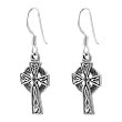 Sterling Silver Celtic Cross Earrings