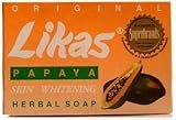 Original Likas Papaya Skin Whitening Herbal Soap by Trinidad Cosmetics Laboratory - 135 grams
