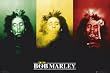 1art1 41131 Poster Bob Marley Drapeau 91 x 61 cm