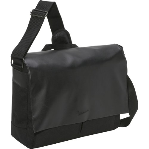 Vespa Men's VP105562 Messenger Bag,Black,One Size