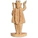 Lord Krishna Wood Carving Statues (jwcs057)