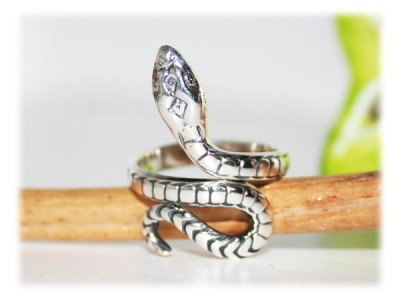  Bague Serpent Réglable