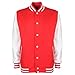 FDM Unisex Varsity / University Jacket (Contrast Sleeves)