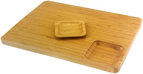 Bamboo Kitchen Bamboo Cutting Board with Removable Tray - 15.75"x12"