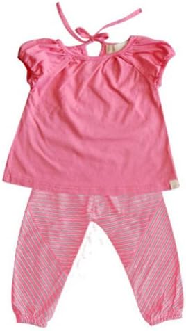 Go Gently Baby Girls Baby Set in Bubblegum Pink-3-6mo