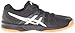 ASICS Women's Gel Upcourt Volleyball Shoe,Black/Silver,7.5 M US