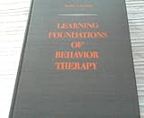 Learning foundations of behavior therapy