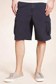 North Coast Pure Cotton Cargo Shorts [T17-2229N-S]