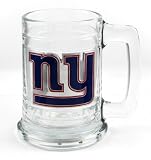 New York Giants - NFL 15oz Glass Tankard (Primary Logo)