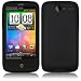 Black XYLO SuperTuff Soft Silicone Shell / Skin / Case for the HTC Desire Mobile Phone.