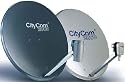 Kathrein CCP 601/G Cityco Satelliten-Parabolanntenne mit LNB, 60 cm grau