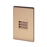 Juno Lighting Group LMSW-3K-L-BZ LED Louver Optic Outdoor Wet Location 3W 120V 3000K Dimmable Mini S