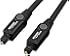 AmazonBasics Digital Optical Audio Toslink Cable - 6 Feet (1.8 Meters)