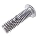 Fastenere Button Head Socket Cap Screws - M8-1.25 x 25MM (25-Pack) Stainless Steel 18-8, Full Thread, Plain Finish, Flat Point, ISO 7380 Metric Screw Set, Easy to Install w/Allen Hex Socket Drive
