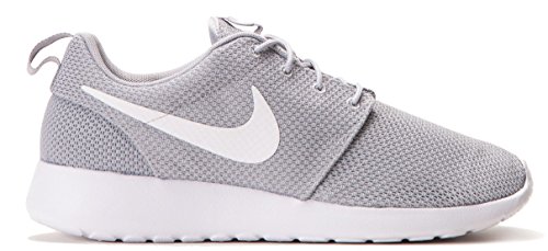 NIKE MENS NIKE ROSHE ONE SHOES WOLF GREY WHITE SIZE 7.5