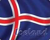 Iceland Flag Mouse Pad