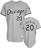 Carlos Quentin Grey Majestic Authentic 2010 Road On-Field Chicago White Sox Jersey