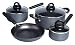 Gibson Contempoware 7 Piece Cookware Set in Black