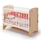 Bebe Crib - White/ Natural