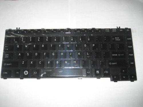 L.F. New Glossy keyboard for Toshiba Satellite A300 A300D A305 A305D L300 L305 L305D M300 Laptop / Notebook US Layout
