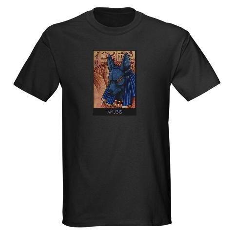 Anubis by Yote Egypt Dark T-Shirt by CafePress