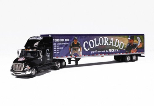 Buy Todd Helton Colorado Rockies - First 10 Years Tribute - 1:64 Scale Plastic Trailer by Die Cast Promotions