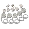Westek ALV50HC 20-Watt Halogen Line Voltage Accent Light Kit, 5 Pack, White